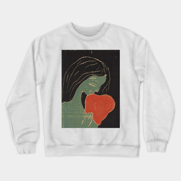 The Heart by Munch Crewneck Sweatshirt by MurellosArt
